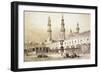 Main Courtyard of Al-Azhar Mosque (10th Century) in Cairo-Emile Prisse d'Avennes-Framed Giclee Print