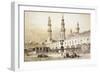Main Courtyard of Al-Azhar Mosque (10th Century) in Cairo-Emile Prisse d'Avennes-Framed Giclee Print