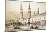 Main Courtyard of Al-Azhar Mosque (10th Century) in Cairo-Emile Prisse d'Avennes-Mounted Giclee Print