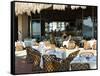 Main Dining Room of the El Cid El Moro Hotel, Mazatlan, Mexico-Charles Sleicher-Framed Stretched Canvas