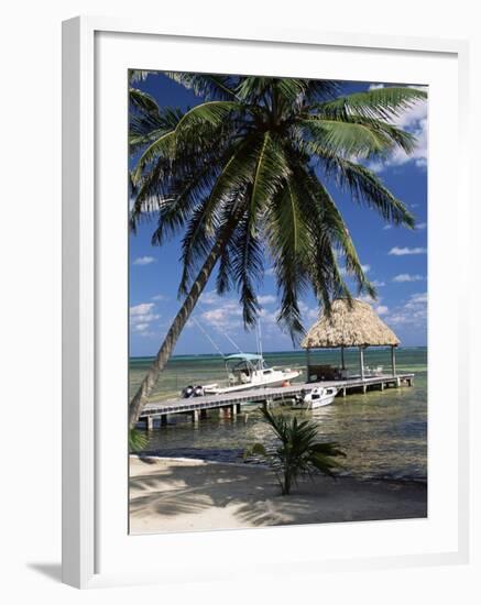 Main Dive Site in Belize, Ambergris Caye, Belize, Central America-Gavin Hellier-Framed Photographic Print