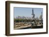 Main Docks with the High-Rises of the City Centre Beyond, Mumbai, India, Asia-Tony Waltham-Framed Photographic Print