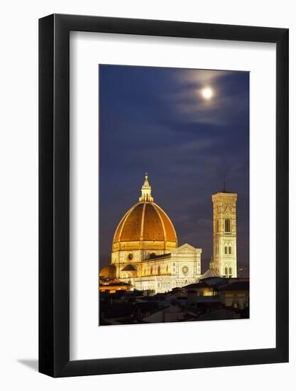 Main Duomo with Night Lights-null-Framed Photographic Print