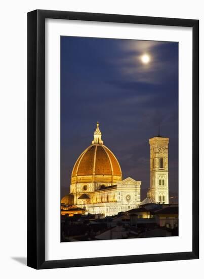 Main Duomo with Night Lights-null-Framed Photographic Print