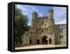 Main Entrance and Gatehouse, Battle Abbey, Battle, Sussex, England, United Kingdom, Europe-Ethel Davies-Framed Stretched Canvas