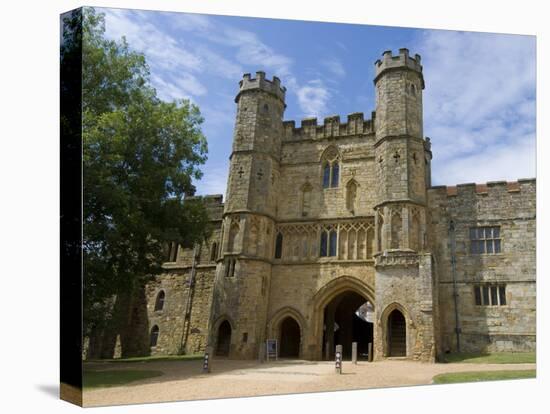 Main Entrance and Gatehouse, Battle Abbey, Battle, Sussex, England, United Kingdom, Europe-Ethel Davies-Stretched Canvas