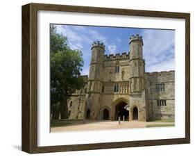 Main Entrance and Gatehouse, Battle Abbey, Battle, Sussex, England, United Kingdom, Europe-Ethel Davies-Framed Photographic Print