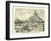 Main Entrance, International Exhibition, Vienna, 1873-null-Framed Giclee Print