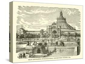 Main Entrance, International Exhibition, Vienna, 1873-null-Stretched Canvas