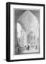 Main Entrance of the Medrese-I-Shah-Hussein, Isfahan, Modern Monuments of Persia-Pascal Xavier Coste-Framed Giclee Print