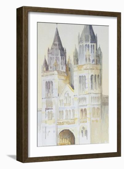 Main Entrance of the Natural History Museum, London, Daytime, 1994-Izabella Godlewska de Aranda-Framed Giclee Print