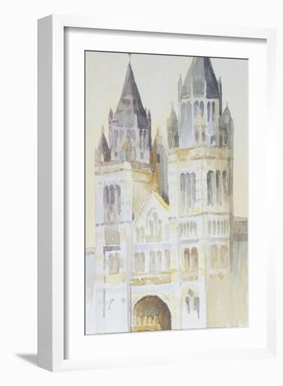 Main Entrance of the Natural History Museum, London, Daytime, 1994-Izabella Godlewska de Aranda-Framed Giclee Print