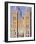 Main Entrance of the Natural History Museum, London, Sunset, 1994-Izabella Godlewska de Aranda-Framed Giclee Print