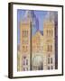 Main Entrance of the Natural History Museum, London, Sunset, 1994-Izabella Godlewska de Aranda-Framed Giclee Print