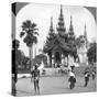 Main Entrance, Shwedagon Pagoda, Rangoon, Burma, 1908-null-Stretched Canvas