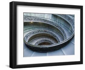 Main Entrance Staircase, Vatican City, Musei Vaticani, Rome, Italy-Walter Bibikow-Framed Photographic Print