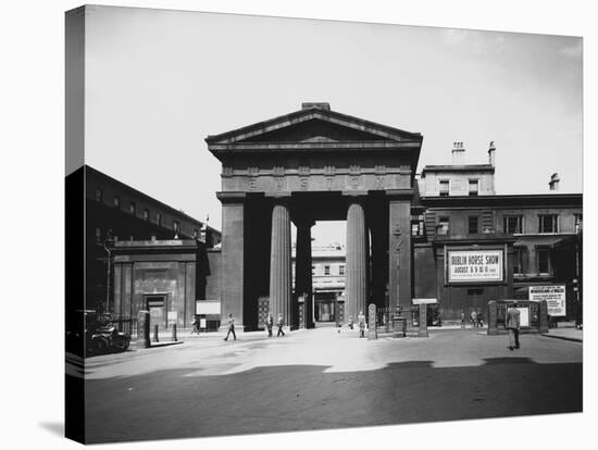 Main Entrance to Euston Station-null-Stretched Canvas