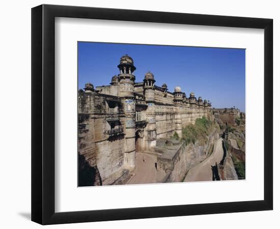 Main Entrance to Fort, Gwalior, Madhya Pradesh State, India, Asia-Christina Gascoigne-Framed Photographic Print