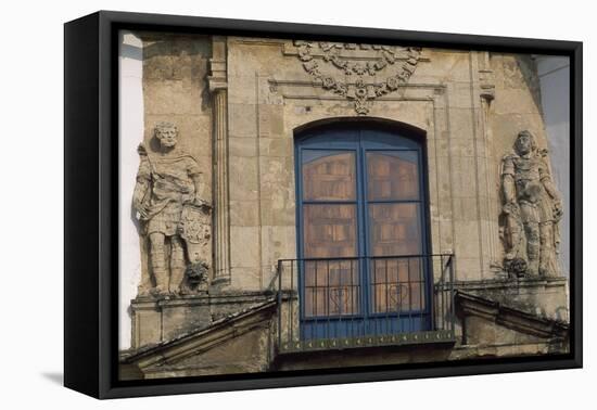 Main Entrance to Viana Palace, Cordoba, Andalusia, Detail, Spain-null-Framed Stretched Canvas
