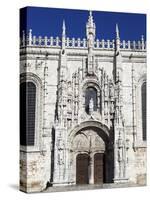 Main Entrance with Carving of Henry Navigator, UNESCO World Heritage Site, Belem, Lisbon, Portugal-Stuart Black-Stretched Canvas