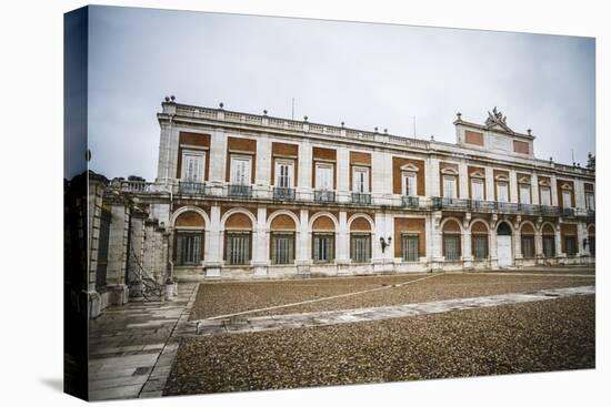 Main Facade.Palace of Aranjuez, Madrid, Spain.World Heritage Site by UNESCO in 2001-outsiderzone-Stretched Canvas