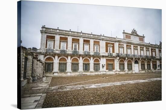 Main Facade.Palace of Aranjuez, Madrid, Spain.World Heritage Site by UNESCO in 2001-outsiderzone-Stretched Canvas