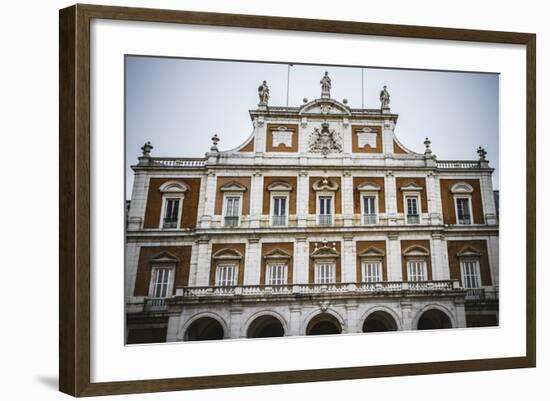 Main Facade.Palace of Aranjuez, Madrid, Spain.World Heritage Site by UNESCO in 2001-outsiderzone-Framed Photographic Print