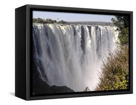 Main Falls, Victoria Falls, UNESCO World Heritage Site, Zimbabwe, Africa-null-Framed Stretched Canvas