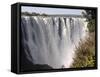 Main Falls, Victoria Falls, UNESCO World Heritage Site, Zimbabwe, Africa-null-Framed Stretched Canvas