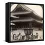 Main Front of Higashi Hongan-Ji, Largest Buddhist Temple in Japan, Kyoto, 1904-Underwood & Underwood-Framed Stretched Canvas