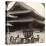 Main Front of Higashi Hongan-Ji, Largest Buddhist Temple in Japan, Kyoto, 1904-Underwood & Underwood-Stretched Canvas