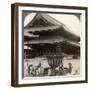 Main Front of Higashi Hongan-Ji, Largest Buddhist Temple in Japan, Kyoto, 1904-Underwood & Underwood-Framed Photographic Print