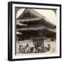 Main Front of Higashi Hongan-Ji, Largest Buddhist Temple in Japan, Kyoto, 1904-Underwood & Underwood-Framed Photographic Print