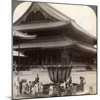 Main Front of Higashi Hongan-Ji, Largest Buddhist Temple in Japan, Kyoto, 1904-Underwood & Underwood-Mounted Photographic Print