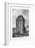 Main Gate, Chateau De Vincennes, Paris, 1830-Augustus Welby Northmore Pugin-Framed Giclee Print