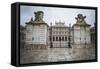 Main Gate, Majestic Palace of Aranjuez in Madrid, Spain-outsiderzone-Framed Stretched Canvas