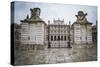 Main Gate, Majestic Palace of Aranjuez in Madrid, Spain-outsiderzone-Stretched Canvas