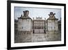 Main Gate, Majestic Palace of Aranjuez in Madrid, Spain-outsiderzone-Framed Photographic Print