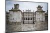 Main Gate, Majestic Palace of Aranjuez in Madrid, Spain-outsiderzone-Mounted Photographic Print