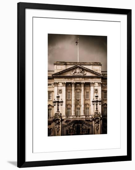 Main Gates at Buckingham Palace - London - UK - England - United Kingdom - Europe-Philippe Hugonnard-Framed Art Print