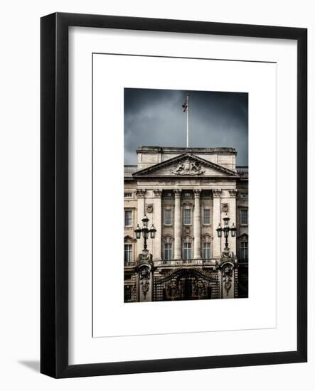 Main Gates at Buckingham Palace - London - UK - England - United Kingdom - Europe-Philippe Hugonnard-Framed Art Print