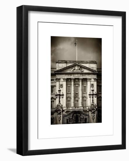 Main Gates at Buckingham Palace - London - UK - England - United Kingdom - Europe-Philippe Hugonnard-Framed Art Print