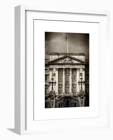 Main Gates at Buckingham Palace - London - UK - England - United Kingdom - Europe-Philippe Hugonnard-Framed Art Print