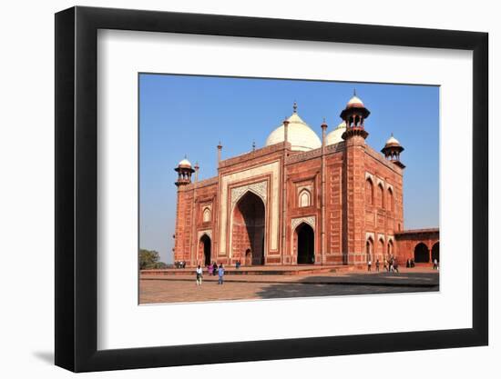 Main Gateway (Darwaza), Taj Mahal, UNESCO World Heritage Site, Agra, Uttar Pradesh, India, Asia-Godong-Framed Photographic Print