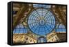 Main Glassy Dome of the Galleria Vittorio Emanuele Ii, Milan, Lombardy, Italy-Stefano Politi Markovina-Framed Stretched Canvas