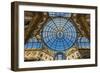 Main Glassy Dome of the Galleria Vittorio Emanuele Ii, Milan, Lombardy, Italy-Stefano Politi Markovina-Framed Photographic Print