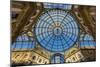 Main Glassy Dome of the Galleria Vittorio Emanuele Ii, Milan, Lombardy, Italy-Stefano Politi Markovina-Mounted Photographic Print
