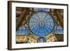 Main Glassy Dome of the Galleria Vittorio Emanuele Ii, Milan, Lombardy, Italy-Stefano Politi Markovina-Framed Photographic Print