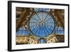 Main Glassy Dome of the Galleria Vittorio Emanuele Ii, Milan, Lombardy, Italy-Stefano Politi Markovina-Framed Photographic Print