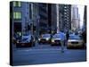Main Hailing Taxi in Downtown Manhattan, New York, New York State, USA-Yadid Levy-Stretched Canvas